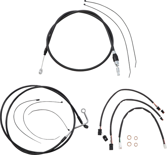 Kit de instalación de manillar XR - Kit de instalación de manillar XR - Perchas Ape de 15"-17" - FLTR '21-'23 - Negro