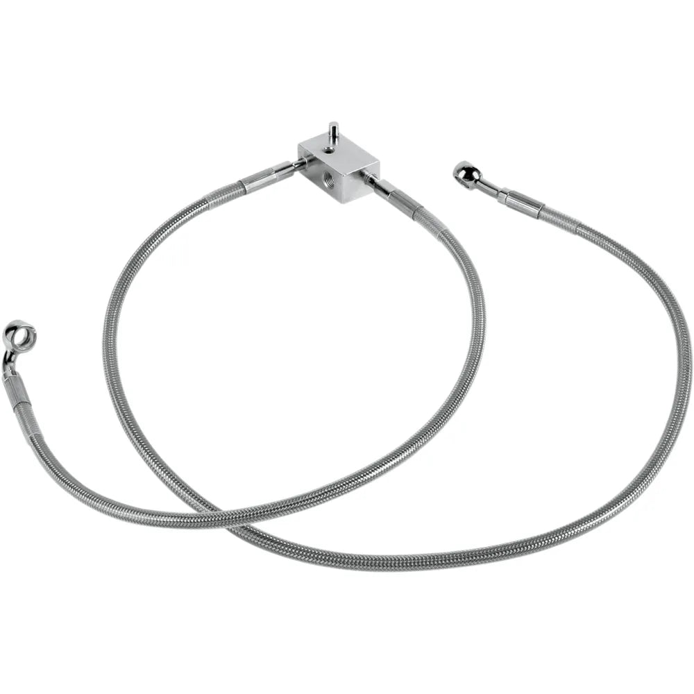 Linea de freno trasero Acero inoxidable con revestimiento transparente