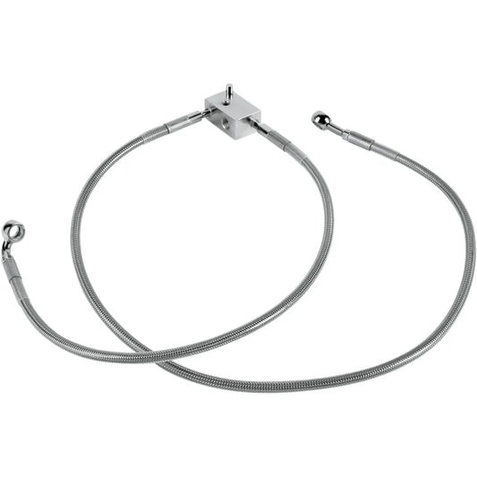 Linea de freno trasero Acero inoxidable con revestimiento transparente
