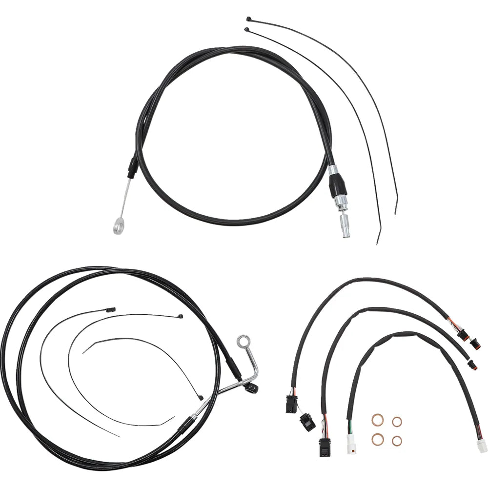 Kit de instalación de manillar XR - Kit de instalación de manillar XR - Perchas Ape de 15"-17" - FLTR '21-'23 - Negro