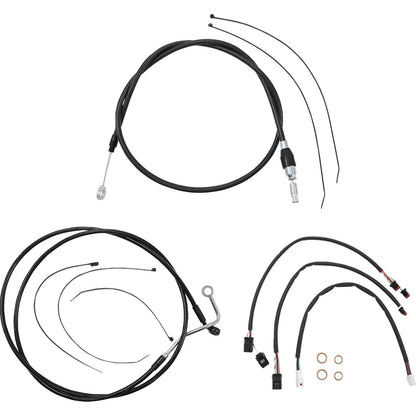 Kit de instalación de manillar XR - Kit de instalación de manillar XR - Perchas Ape de 15"-17" - FLTR '21-'23 - Negro