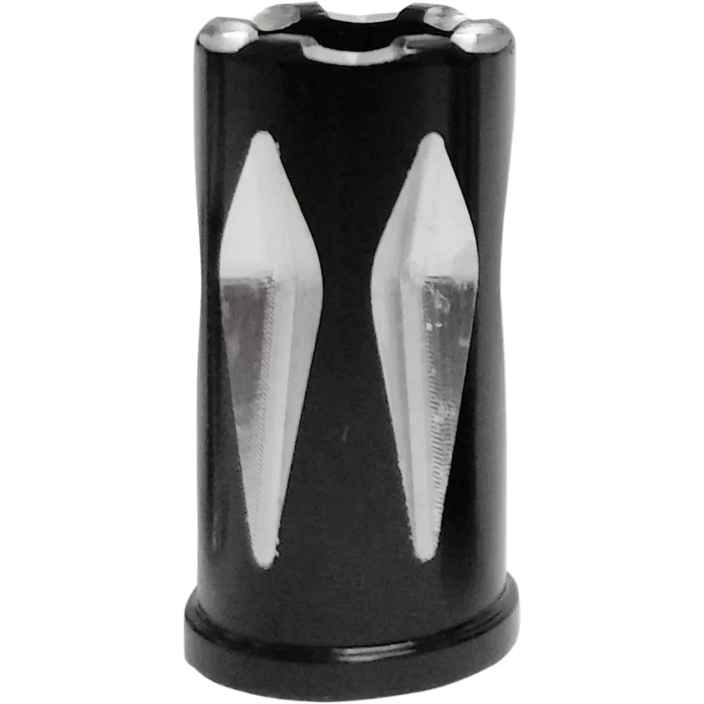 Valve Stem Caps - Rival - Black Anodized