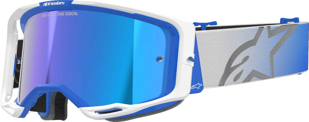 Lentes Vision 8 Corp - Lentes Vision 8 - Corp - Azul/Blanco - Lente Espejo Azul