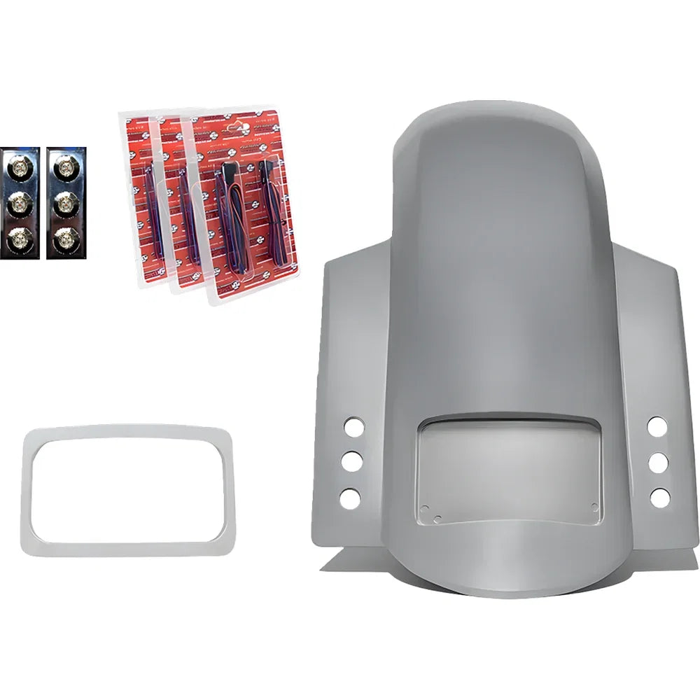 Guardabarros trasero deportivo corto con thunder pods
