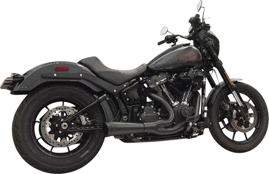 Sistema de escape The Ripper 2 en 1 - Sistema de escape Ripper 2 en 1 con silenciador Megáfono - Corto - Cromado - 49 estados - M8 Softail