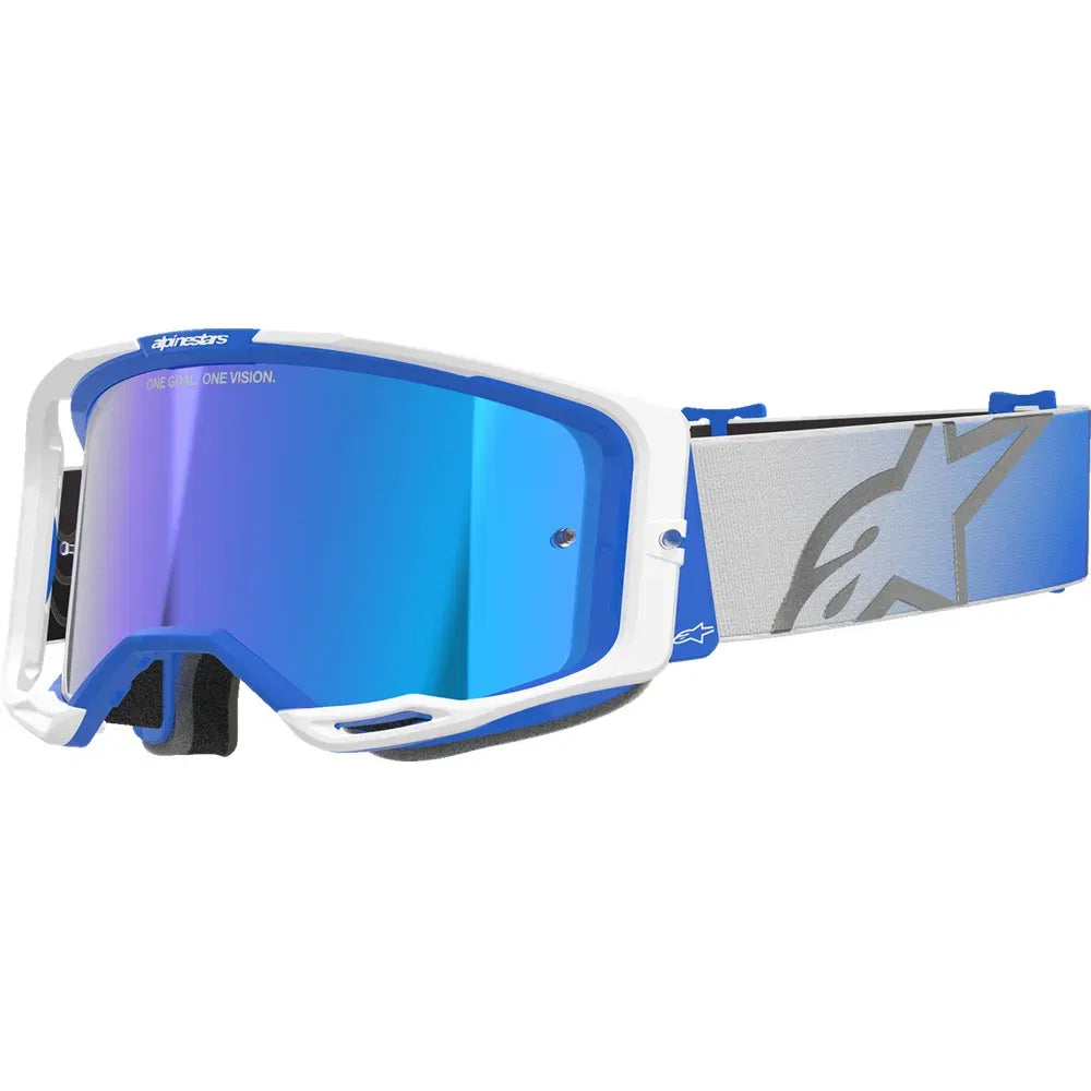 Lentes Vision 8 Corp - Lentes Vision 8 - Corp - Azul/Blanco - Lente Espejo Azul