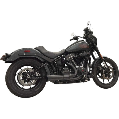 Sistema de escape The Ripper 2 en 1 - Sistema de escape Ripper 2 en 1 con silenciador Megáfono - Corto - Cromado - 49 estados - M8 Softail