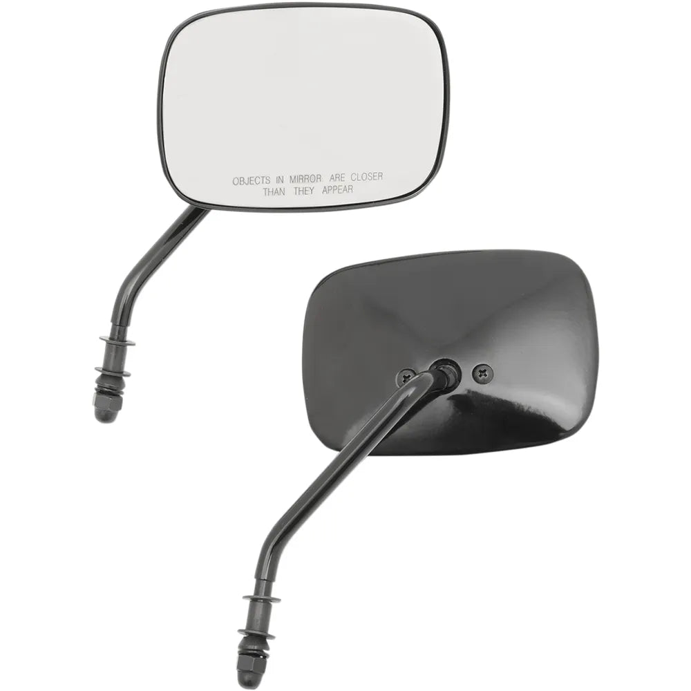 Rectangle Mirrors - Short -Black