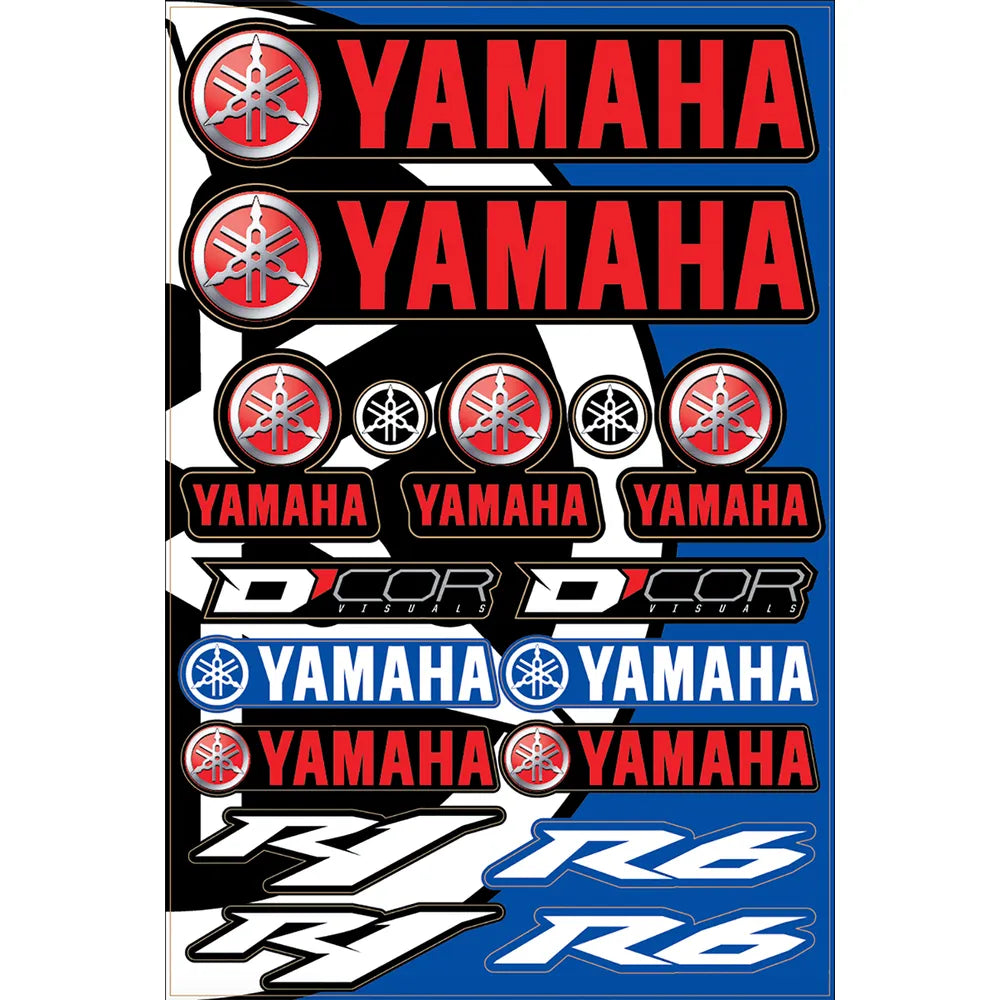 Decal Sheet - Yamaha Street