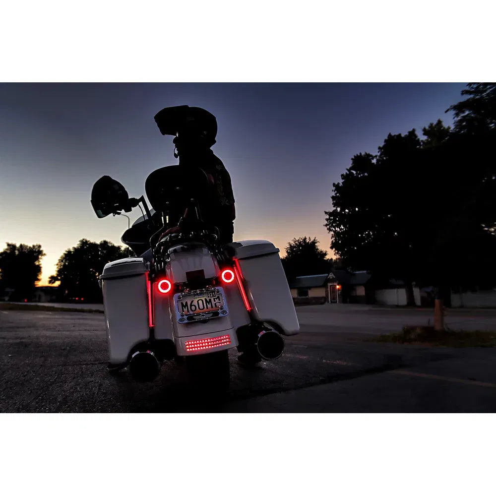 Señales de giro led rojas probeam® con lentes rojas
