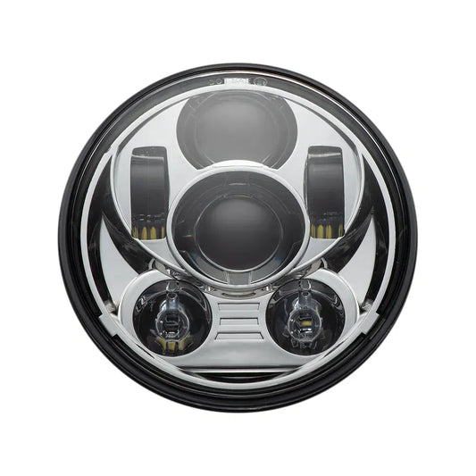 Headlamp - 5.75" - LED - Chrome