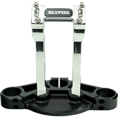 Kit SLYFOX Handlebar Riser Straight 1-1/8" Clamping 8" Rise