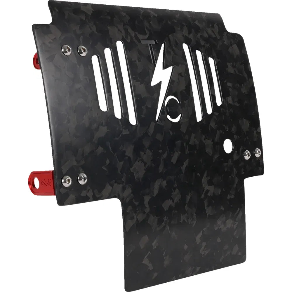 Placa protectora de fibra de carbono forjada