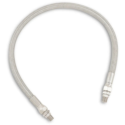 Oil Line with Fittings - Stainless Steel - 20"