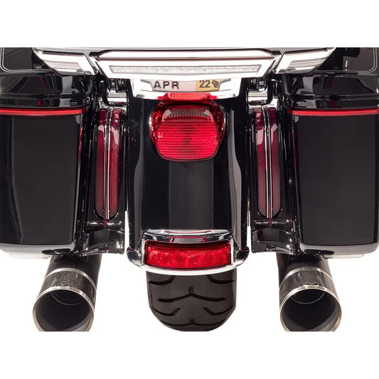Luces LED Rojas Salpicadera Trasera Negras Ciro219720