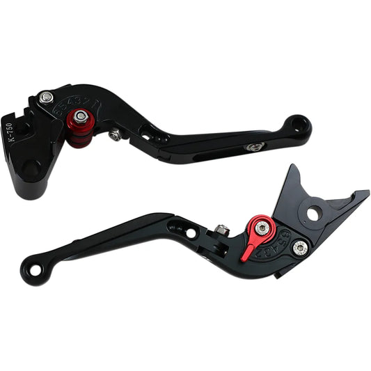 Black MGP Lever Set for Kawasaki