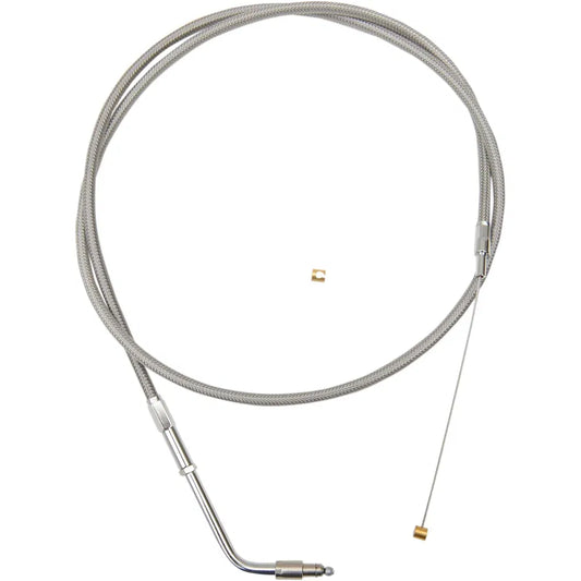 Cable de acelerador de manillar trenzado de acero inoxidable