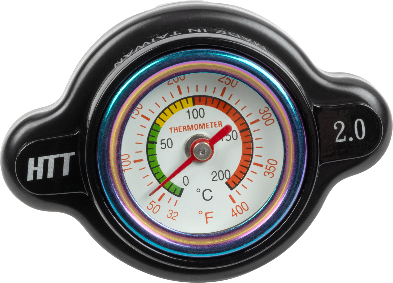 Tapa del radiador con indicador de temperatura