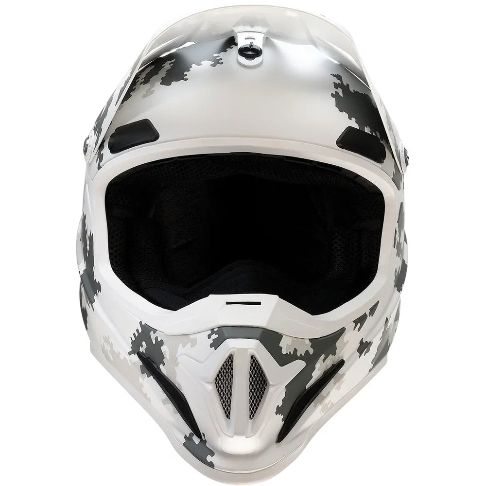 Casco rise snow camo