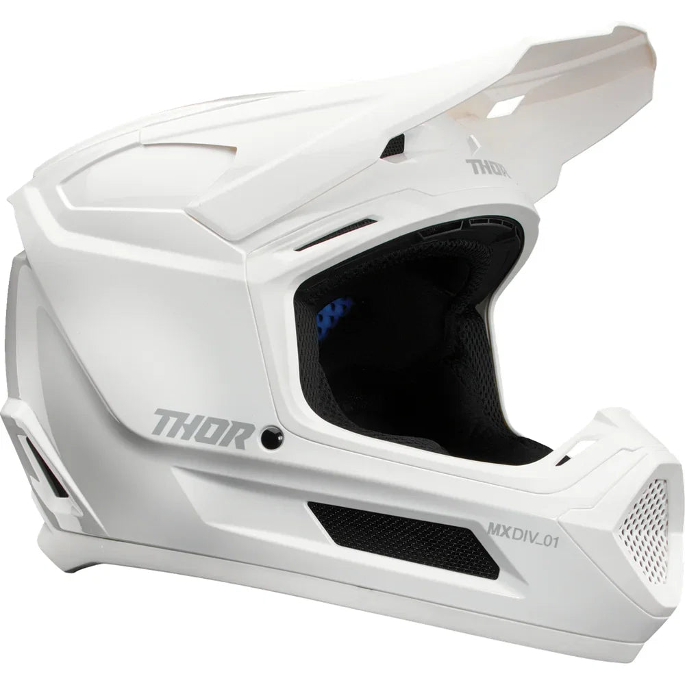 Casco juvenil fleet whiteout blanco brillante