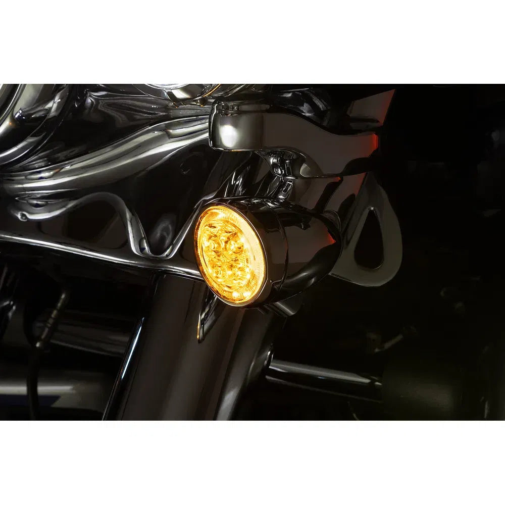 Insertos de luz de señal delantera led fang® con bisel