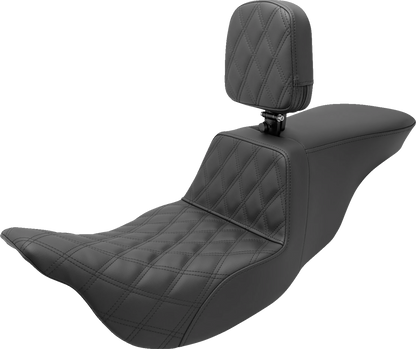 Asiento elevado Tour - Asiento elevado Tour - Respaldo del conductor - Costura de celosía del conductor - FL '08-'24