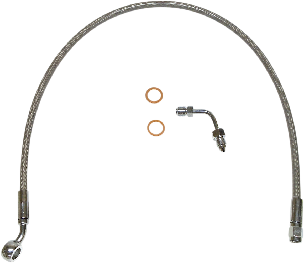 Línea de freno superior XR con adaptador - Línea de freno - Superior - Acero inoxidable - ABS