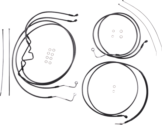Kit de instalación de manillar de diseño Black Pearl™ - Kit de instalación de manillar de diseño Black Pearl™ - 10" - FLHR '17-'20