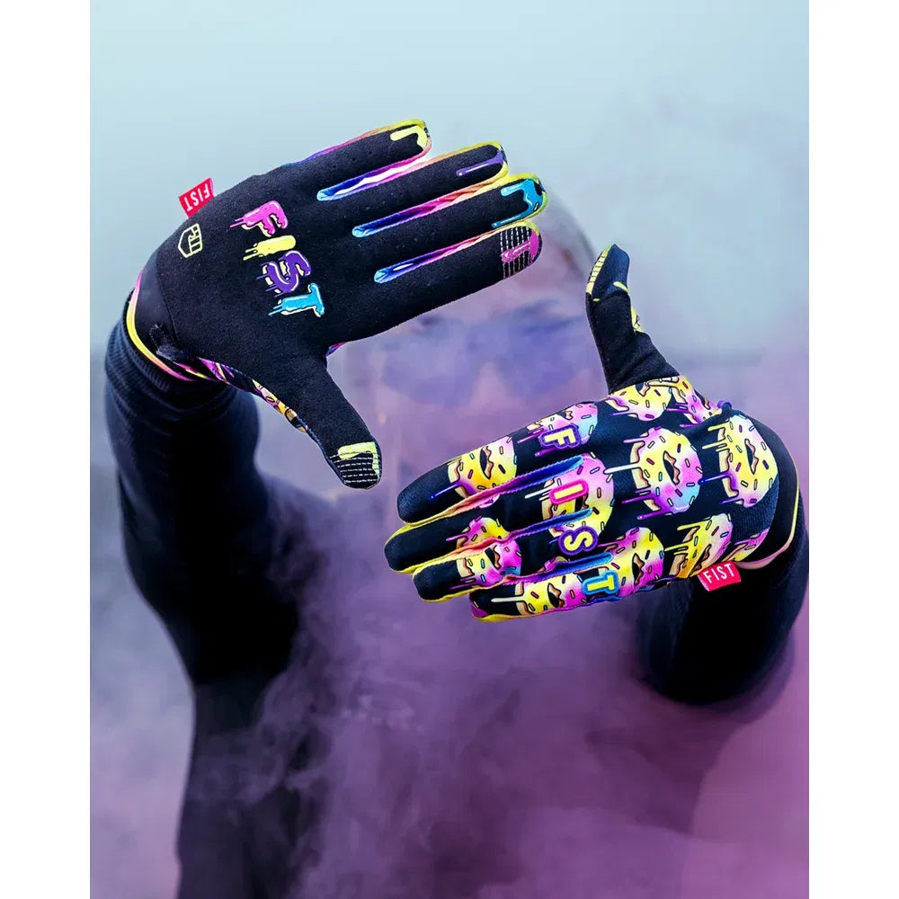 Guantes con tiras caroline buchanan red label sprinkle fades