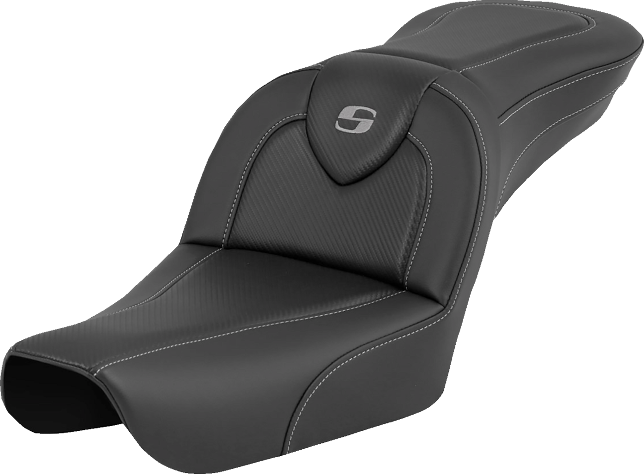 Asiento RoadSofa™ - RoadSofa™ - Fibra de carbono - sin respaldo para el conductor - FXDWG '04-'05