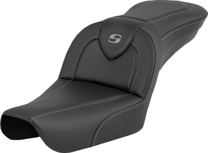Asiento RoadSofa™ - RoadSofa™ - Fibra de carbono - sin respaldo para el conductor - FXDWG '04-'05