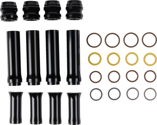 Kit de cubierta de tubo de varilla de empuje - Kit de cubierta de tubo de varilla de empuje - Calibre 10® - Negro - M8