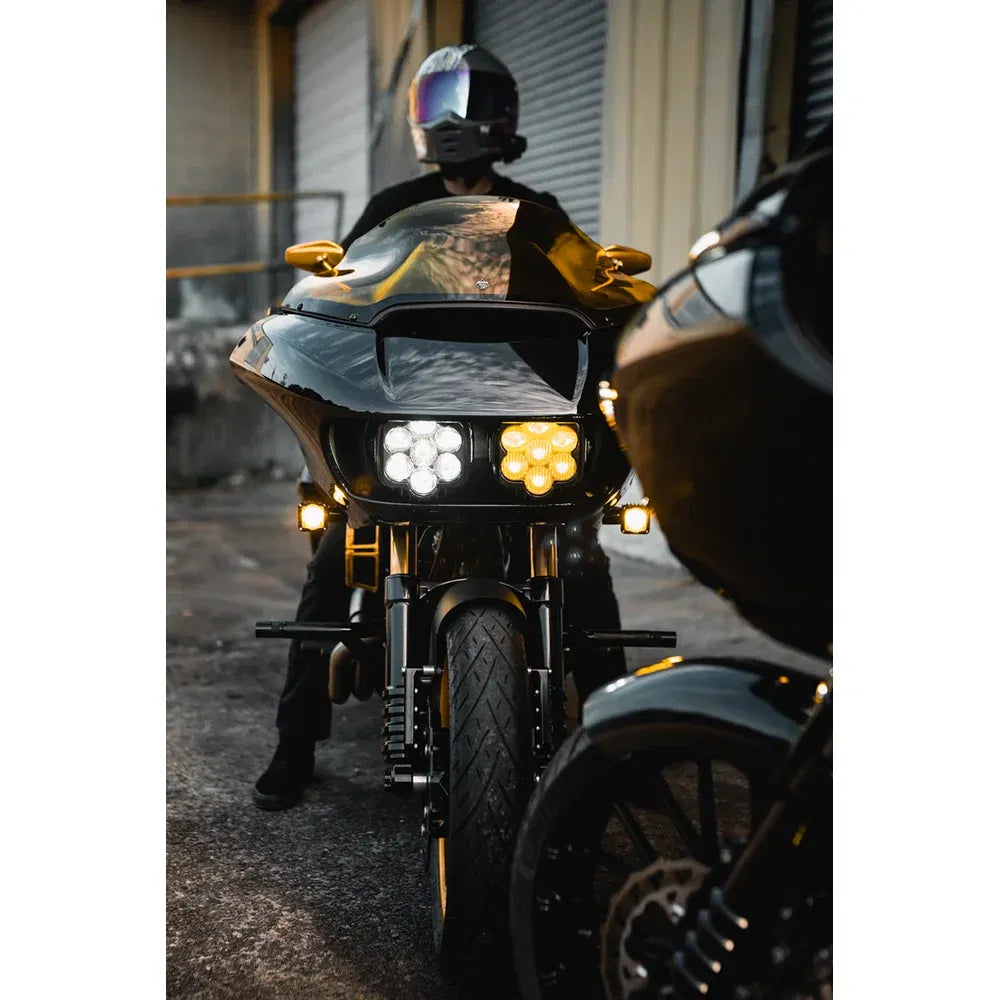 Kit combinado de faros delanteros y faros antiniebla shark demon®