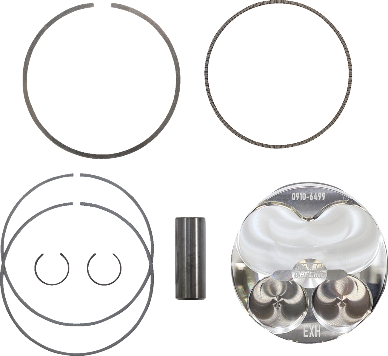 Kit de pistones Pro Race de 4 tiempos de alto rendimiento - Kit de pistones - 78,00 mm - Husqvarna | ktm