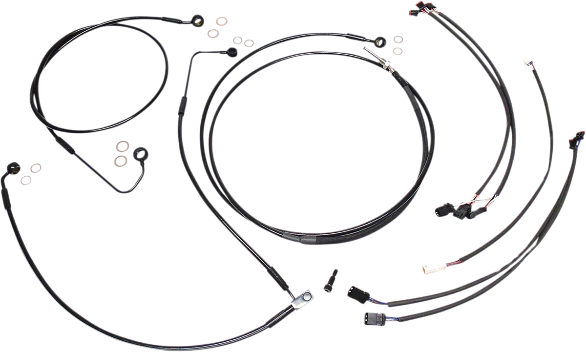 Kit de instalación de manillar XR - Kit de instalación de manillar XR - Perchas para monos de 12"-14" - FLSS '16 - Negro