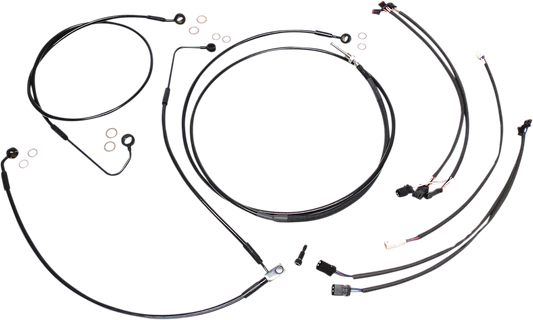 Kit de instalación de manillar XR - Kit de instalación de manillar XR - Perchas para monos de 12"-14" - FLSS '16 - Negro