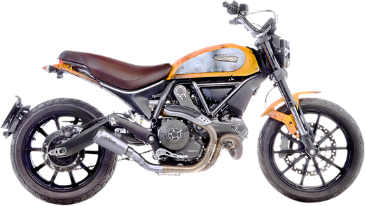 Silenciador Slip-On LV-10 - Silenciador LV-10 de acero inoxidable para Scrambler
