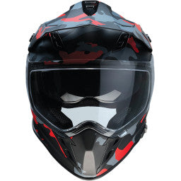 Casco Z1R Range  - Camo - Red