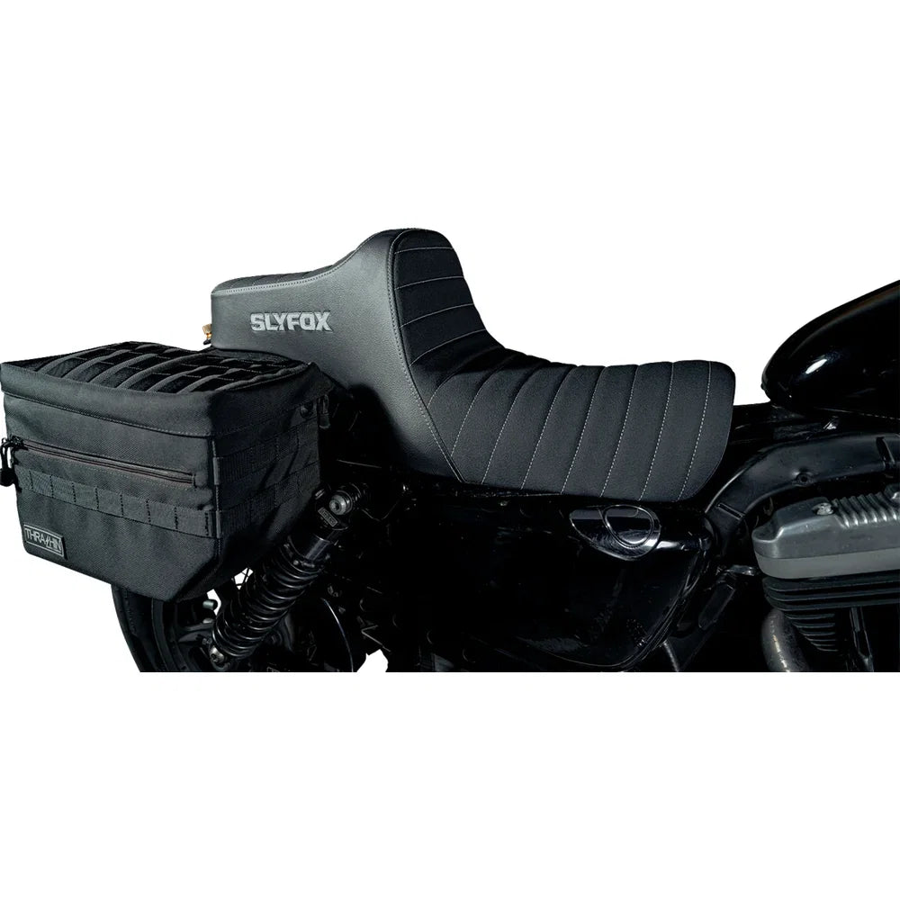 Asiento SLYFOX High Noon Vinyl Classic Stitch Silver Logo Silver Stitch XL '04-'22
