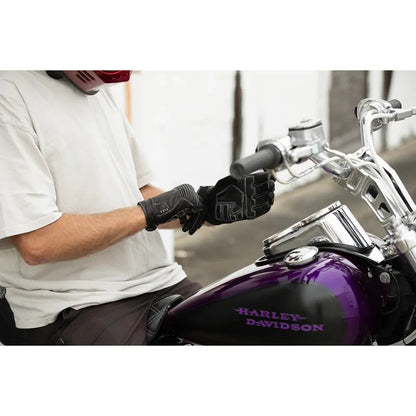 Guantes de cuero guerrero de la carretera