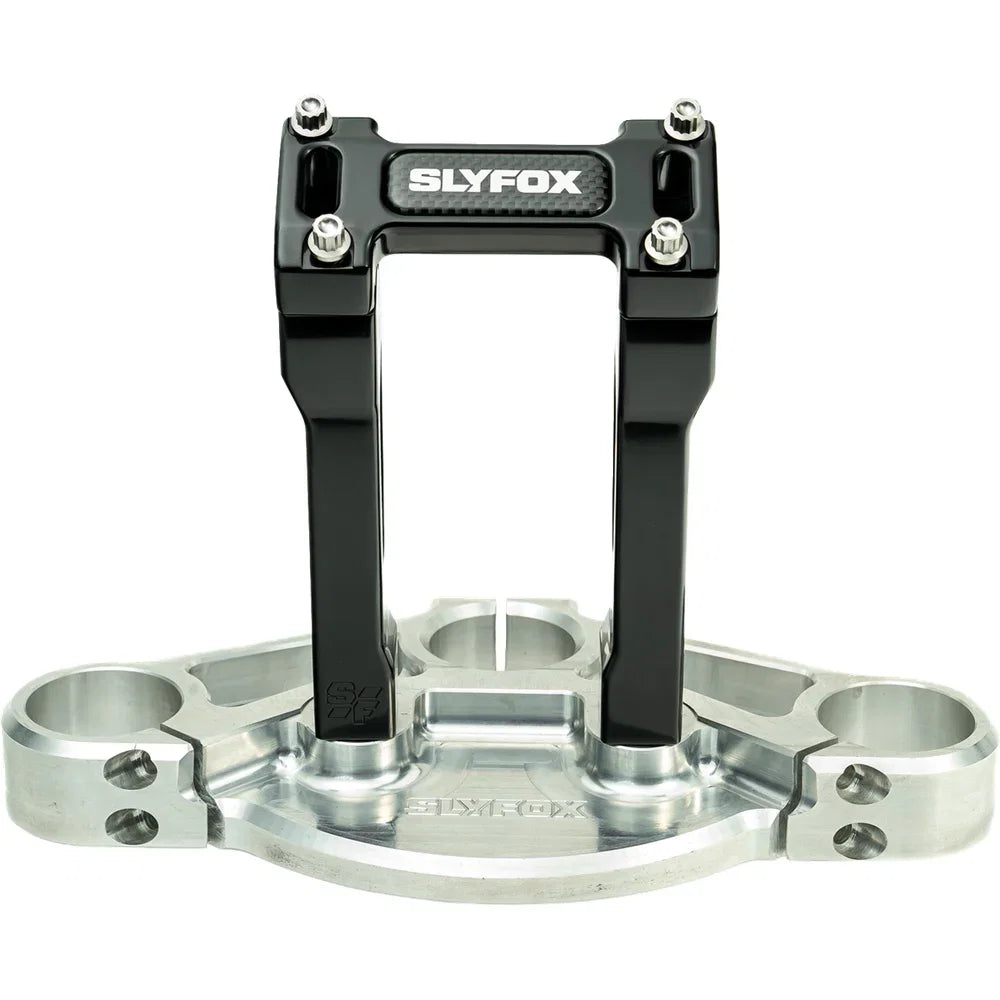 Kit SLYFOX Handlebar Riser Straight 1-1/8" Clamping 6" Rise