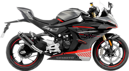 Silenciador Slip-On GP Corsa - Silenciador Slip-On GP Corsa - Black Edition - CF Moto 450
