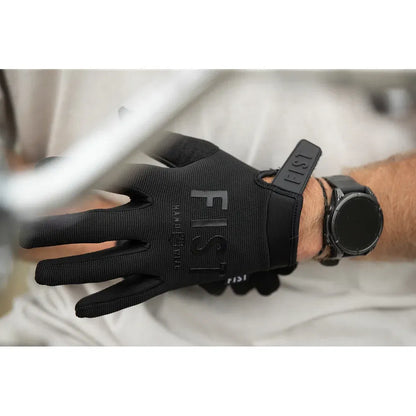 Guantes de carretera de cuero híbrido moto