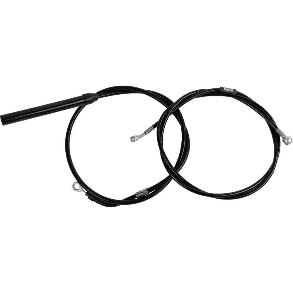 Kit de cable de freno/cable de manillar de vinilo negro estándar — ape hanger