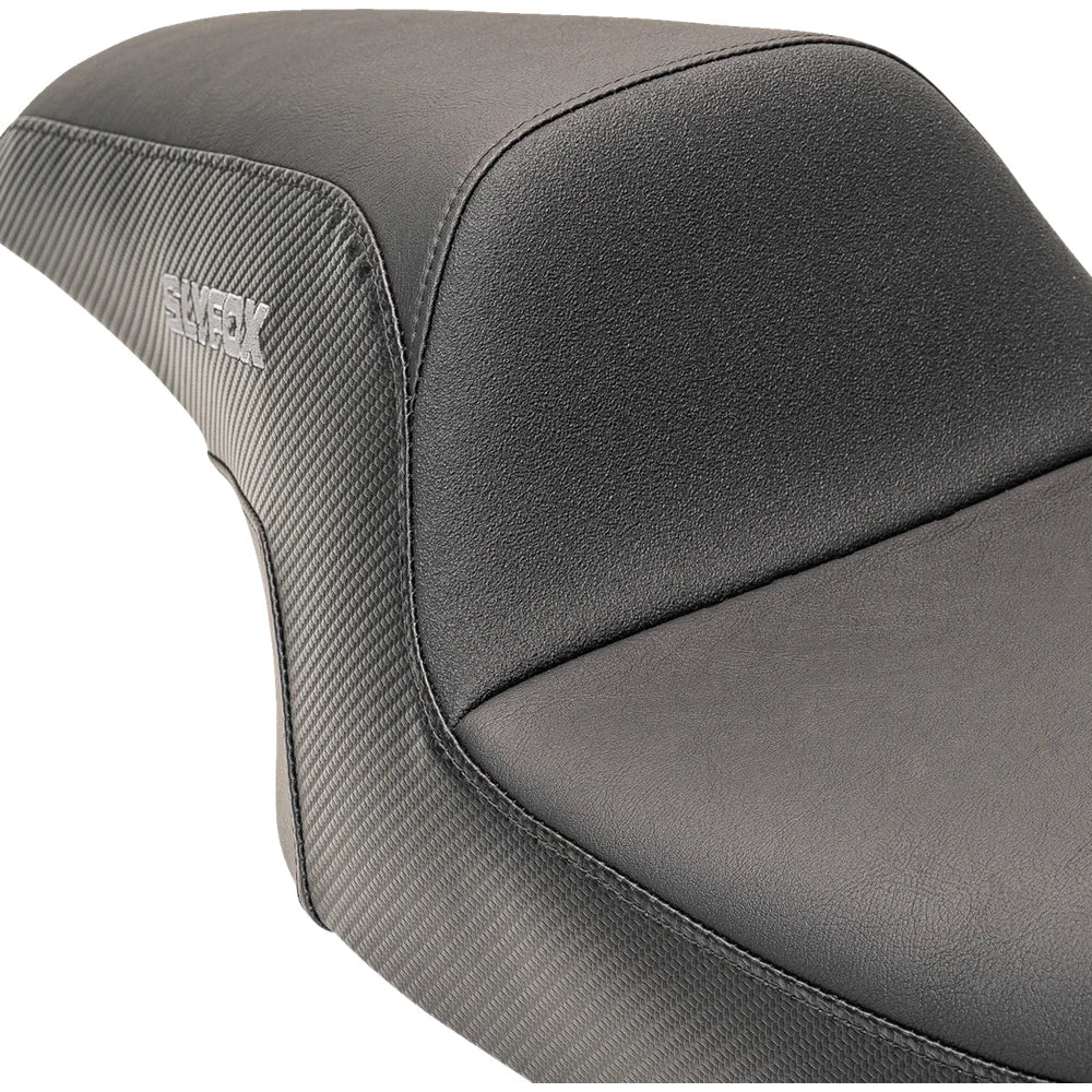 Asiento SLYFOX The Drifter Drifter Gray Logo Smooth Vinyl Carbon Fiber FL '08-'23