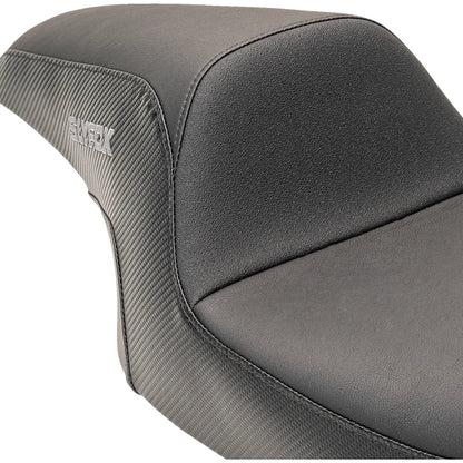 Asiento SLYFOX The Drifter Drifter Gray Logo Smooth Vinyl Carbon Fiber FL '08-'23