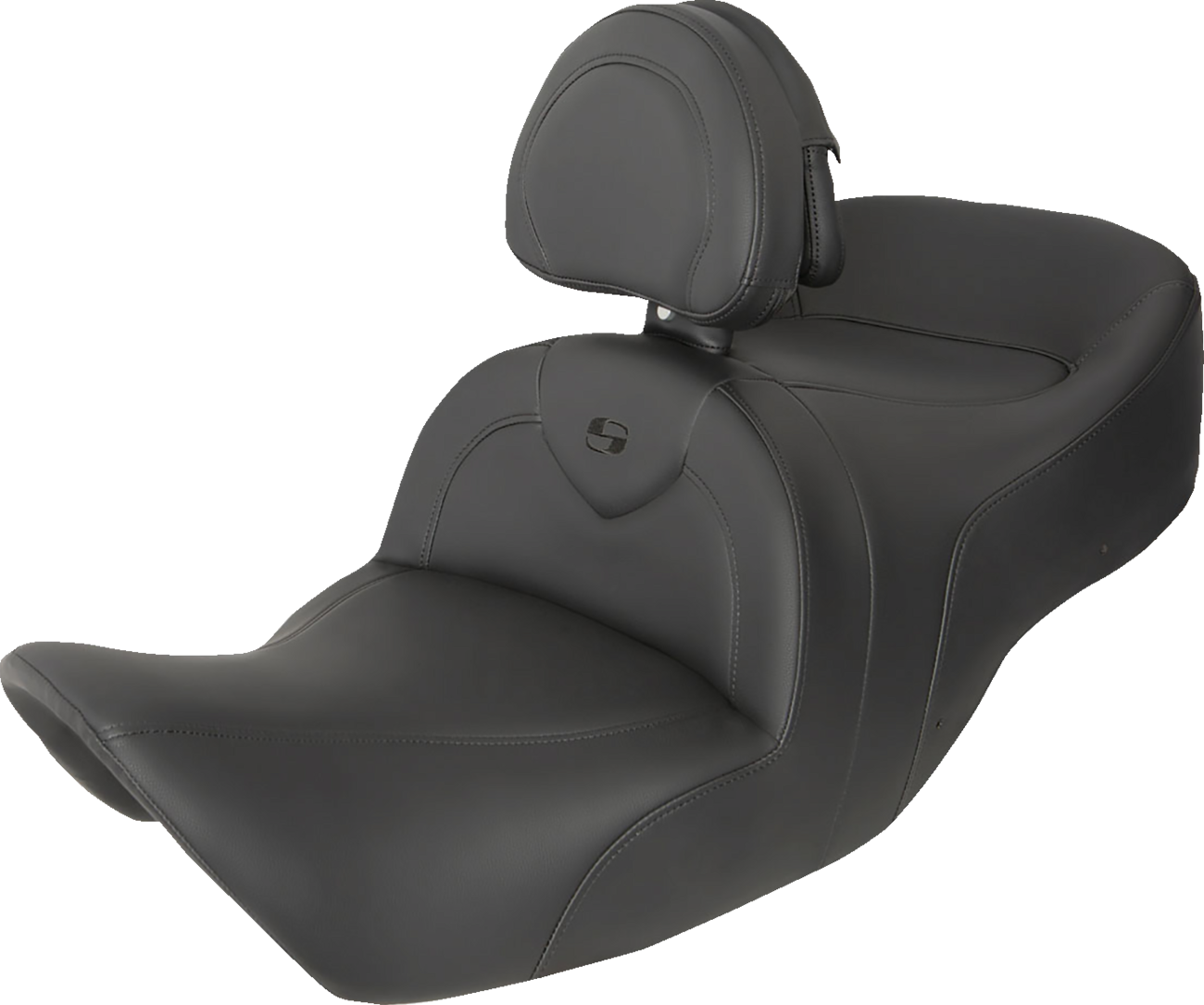 Asiento RoadSofa™ - Asiento RoadSofa™ - con respaldo - Negro/Costuras negras - GL1800 '01-'10