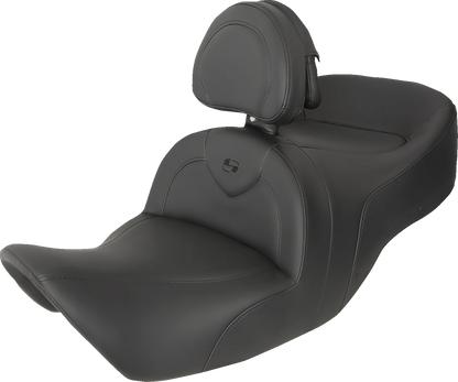 Asiento RoadSofa™ - Asiento RoadSofa™ - con respaldo - Negro/Costuras negras - GL1800 '01-'10