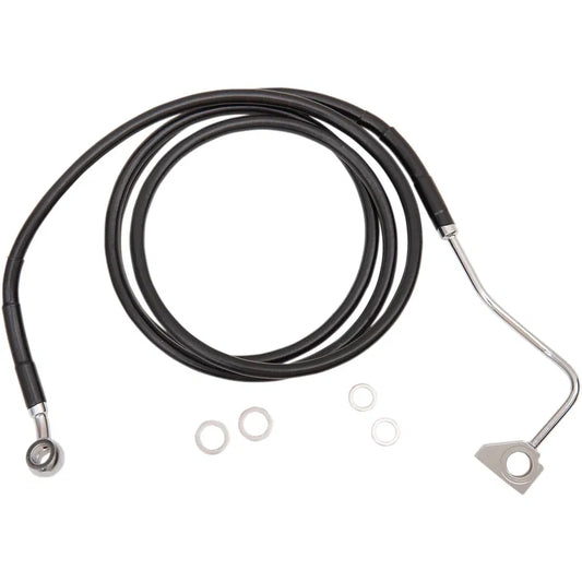 Kit de línea de freno de vinilo negro de longitud extendida