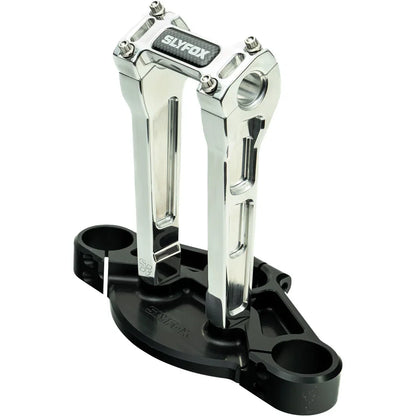 Kit SLYFOX Handlebar Riser Straight 1" Clamping 8" Rise